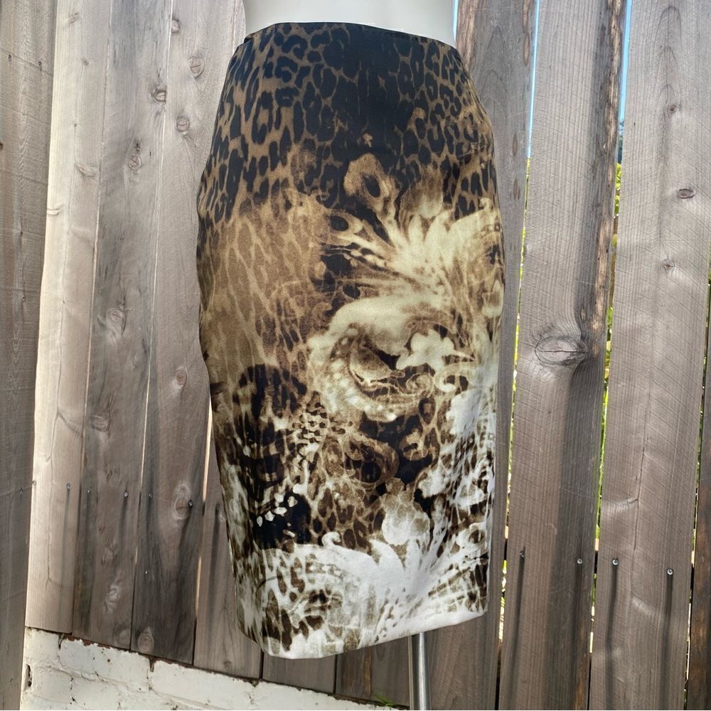 ELIE TAHARI Women's Soft Silk Lined Bennet Skirt Back Zip Size 2